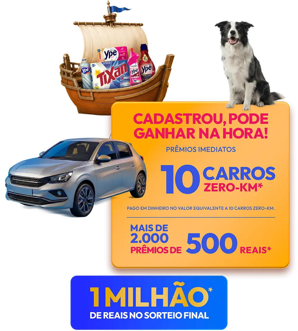 1 milhão de reais no sorteio final em crédito Hub4Pay